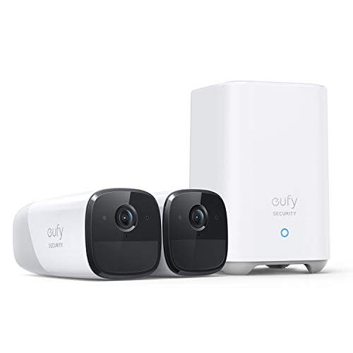 eufy Security, eufyCam 2 Pro Wireless Home Security Camera System, 365-Day Battery Life, HomeKi…
