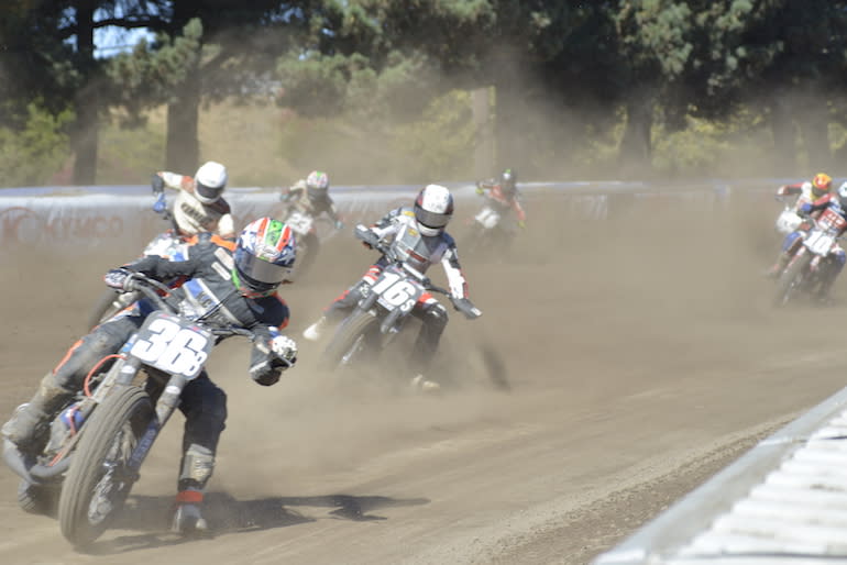 AMA Pro Flat Track action.