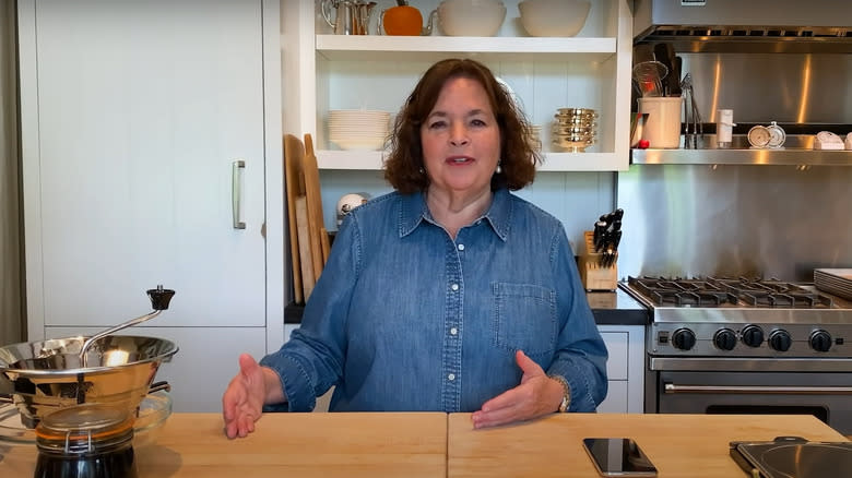 Ina Garten in her kitchen