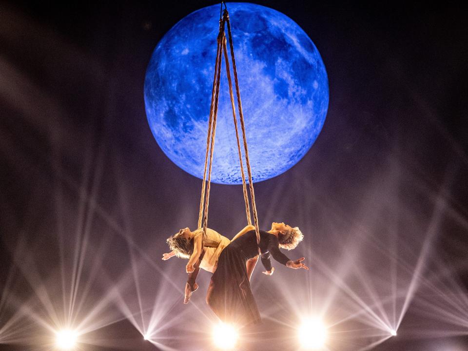 Willow Sage Hart and Pink perform on stage for the 2021 Billboard Music Awards, broadcast on May 23, 2021 at Microsoft Theater in Los Angeles, California