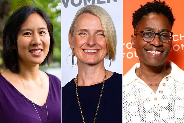 <p>David Levenson/Getty Images; Marla Aufmuth/Getty Images; JP Yim/Getty Images</p> From left: Celeste Ng, Elizabeth Gilbert, Jacqueline Woodson