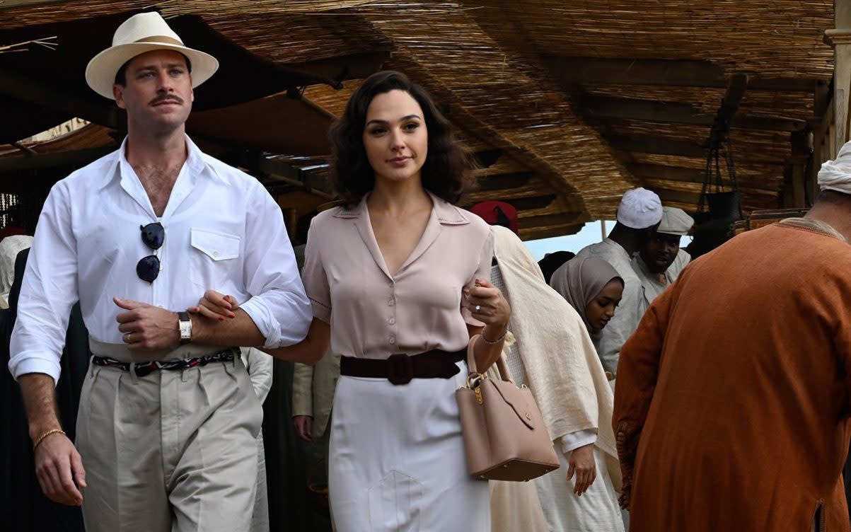 Armie Hammer and Gal Gadot in Death On the Nile - 20th Century Fox