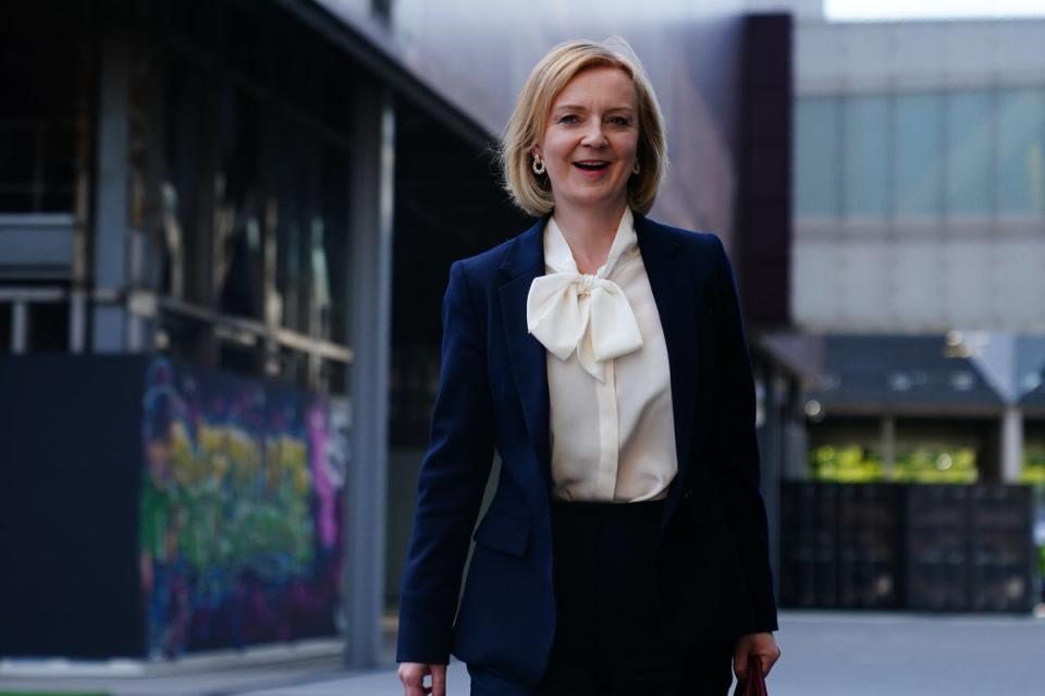 Conservative Party leadership contender Liz Truss (PA) (PA Wire)