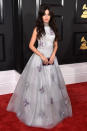 <p>The singer looked like a princess in this beautifully ethereal floral gown by Miri Couture. </p>