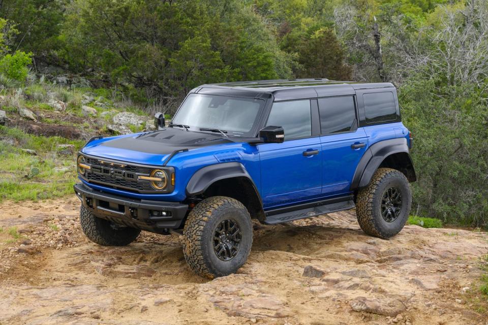 2024 ford bronco raptor black appearance package top view
