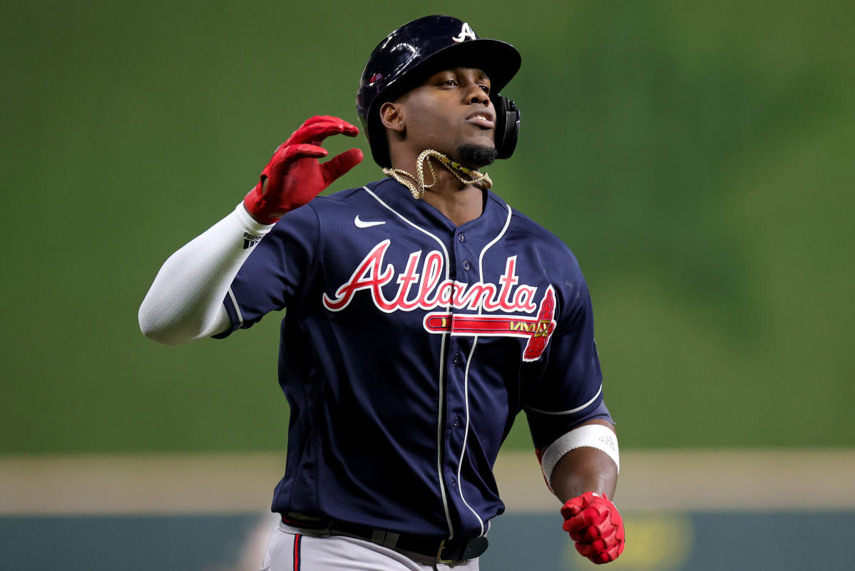 Acuna leaves Braves game with apparent left ankle injury