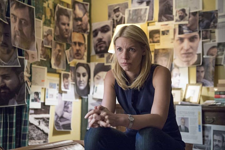 Claire Danes in Homeland.