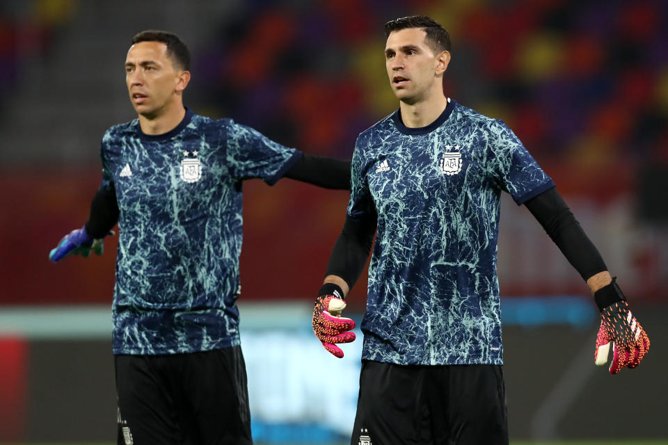 Agustín Marchesín era el tercer portero regular de Argentina (Foto de: Agustin Marcarian - Pool/Getty Images)