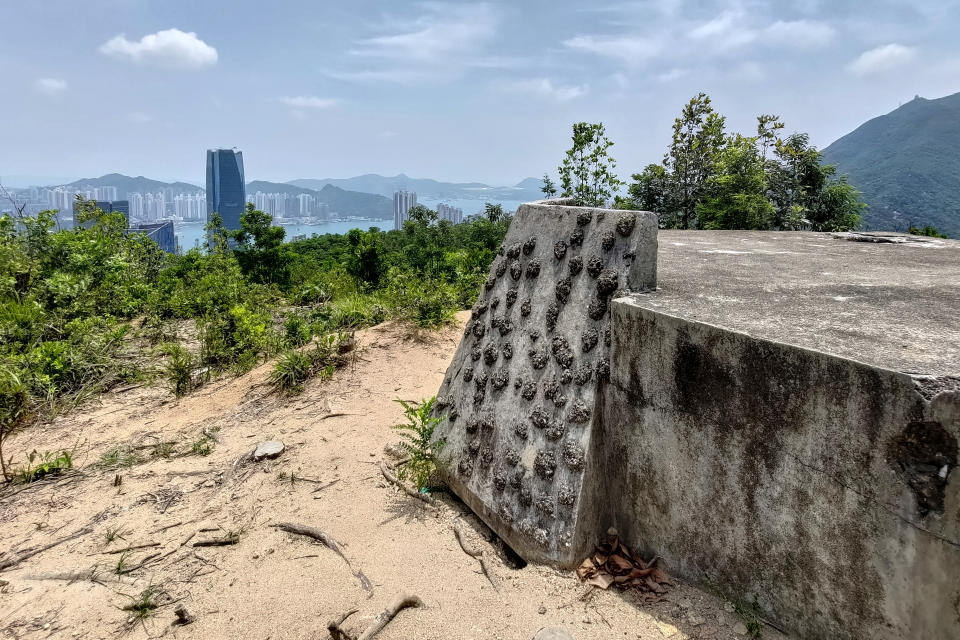 沿途其實有不少戰時遺跡