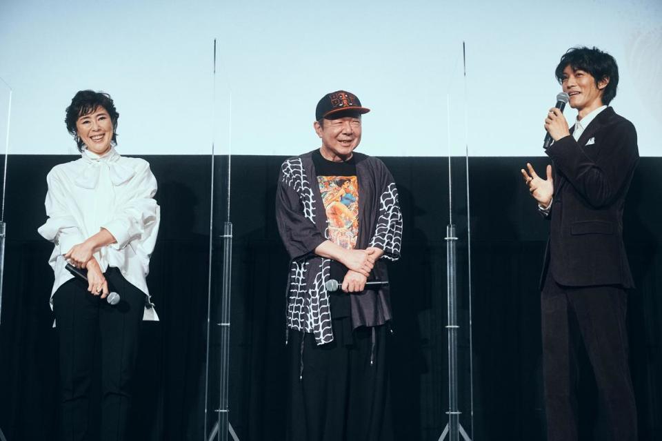 《空白》集結寺島忍（左起）、古田新太、松坂桃李等實力派演員。（台北電影節提供）