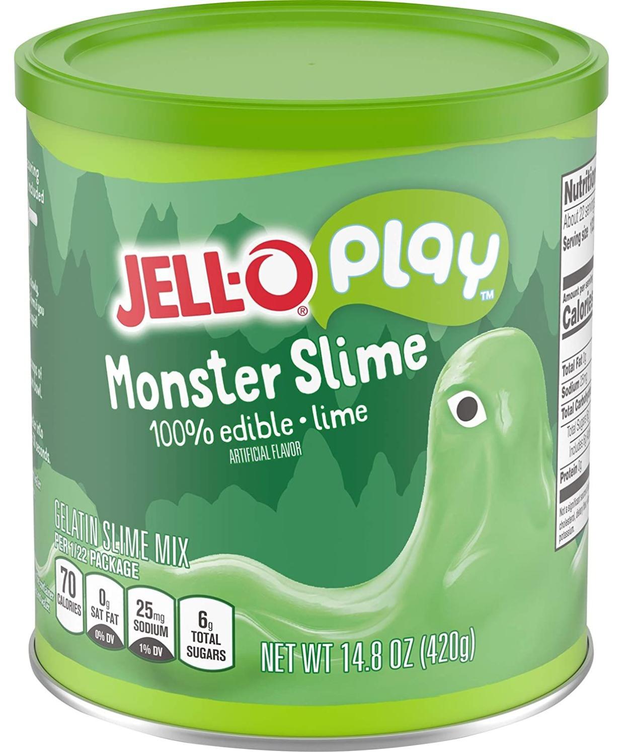 JELL-O Play Monster Edible Slime Gelatin Dessert Kit