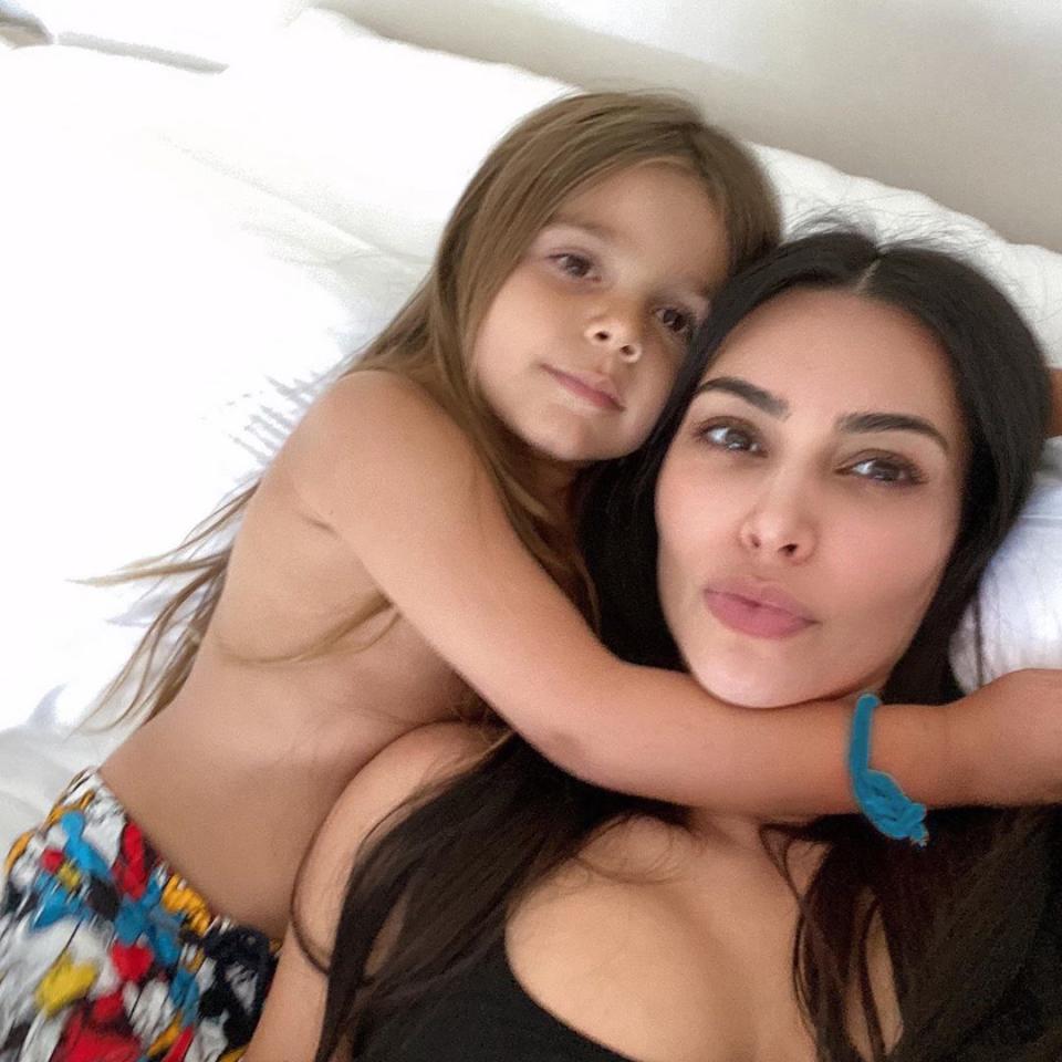 Kim Kardashian & Reign Disick