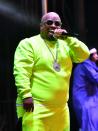 <p>CeeLo Green steals the spotlight in a lime green ensemble during his performance at the Drive-In Concerts Jokes & Jams II at the Georgia International Convention Center on Saturday in College Park, Georgia. </p>