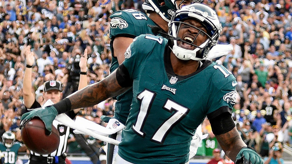 Alshon Jeffery won’t be on Pianow’s rosters this fall (AP)
