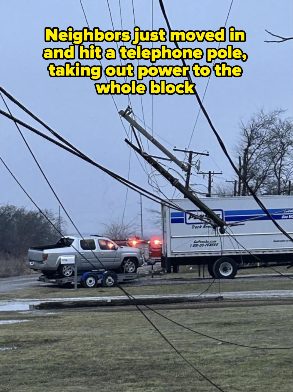 Downed power lines