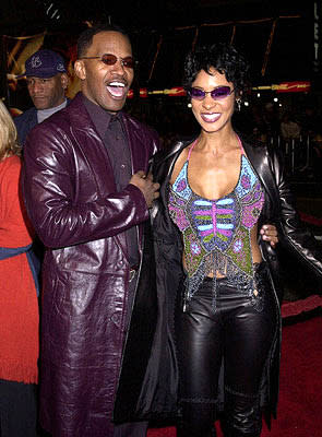 Jamie Foxx and gal Kimberly at the Hollywood premiere of Ali