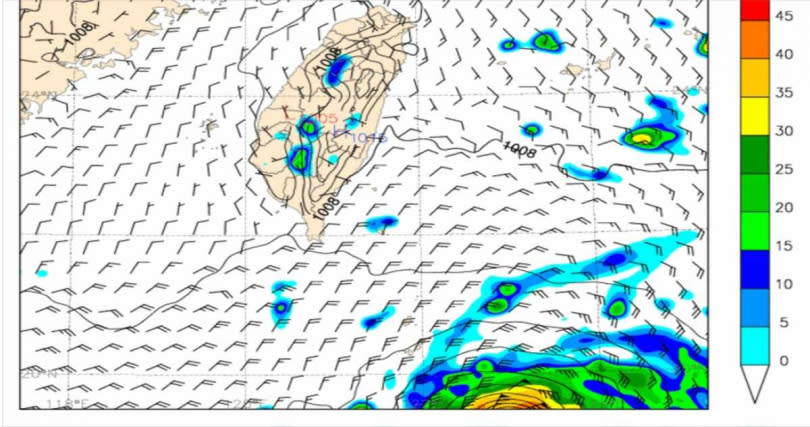   璨樹颱風將影響台灣周末天氣，12至14日最接近雷雨不斷。（圖／中央氣象局）