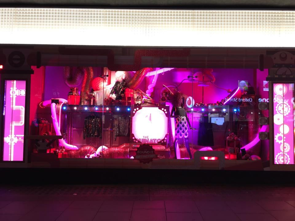 <p>And glows hot pink at night [Photo: Debenhams] </p>