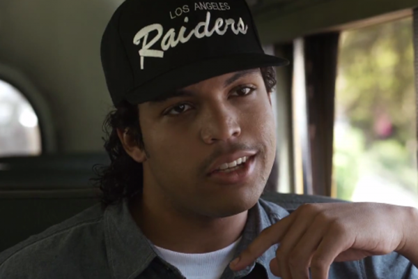 The Los Angeles Raiders cap worn by Ice Cube (O'Shea Jackson Jr