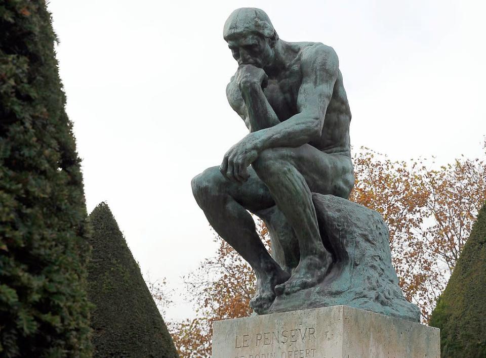 'O pensador' de Rodin