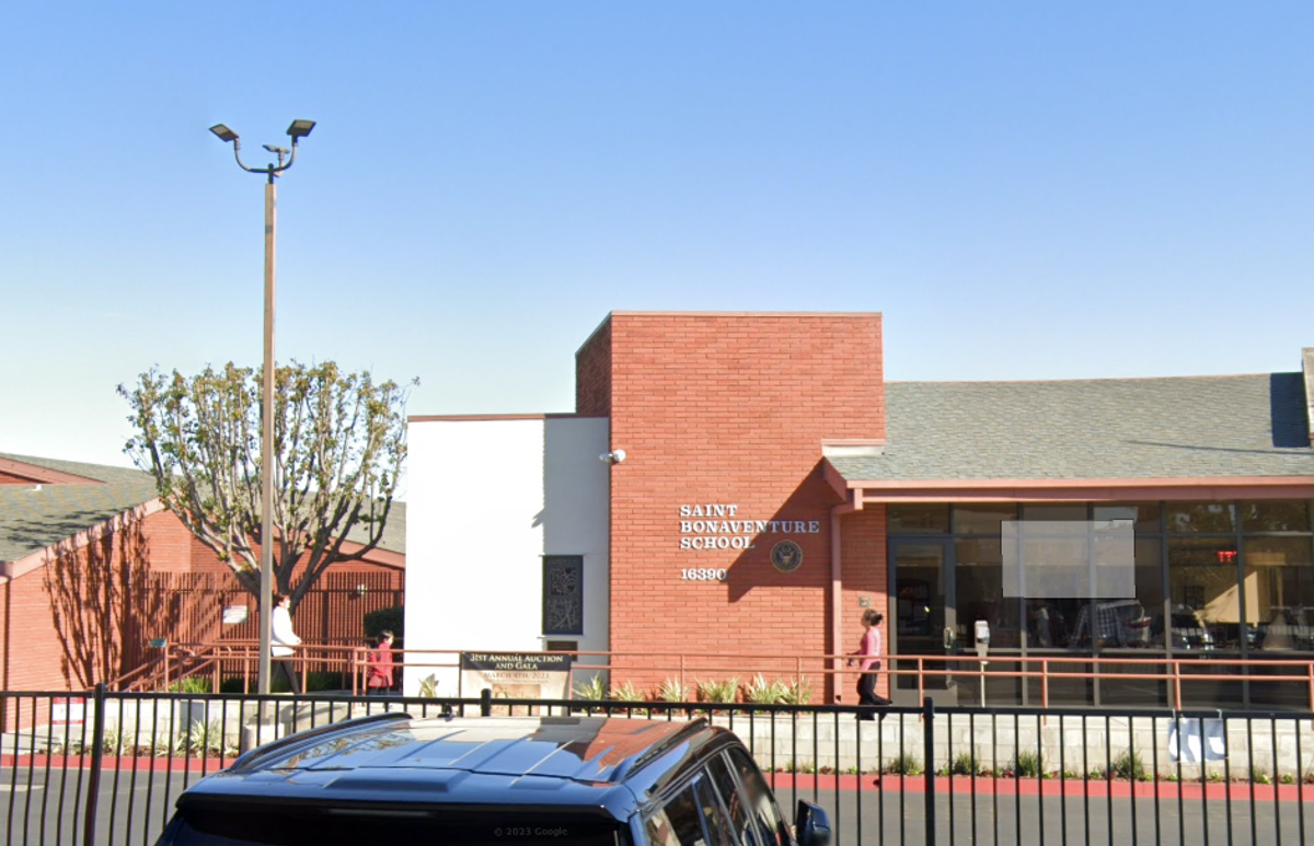 St Bonaventure Catholic School in California (Google Maps)