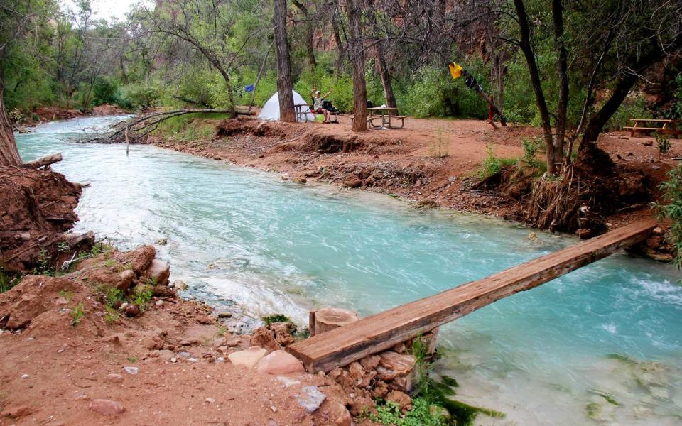 Arizona — Havasupai Campground, Havasupai Reservation