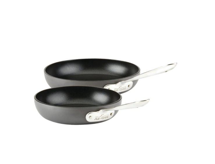 Hard Anodized Aluminum Nonstick Fry Pan Set by All-Clad