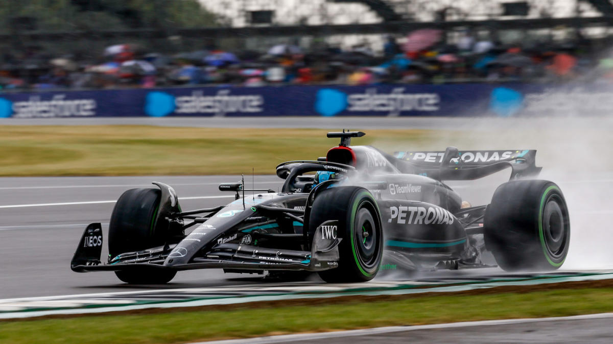 Russell Tops Rain-Affected Hungarian GP Free Practice, Perez Crashes