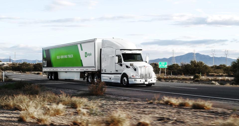 Autonomous vehicles, like this truck in Arizona, were once a thing of science fiction lore but could soon be headed to Kansas roads — though sharp disagreements remain on proposed legislation to allow driverless trucks to roll into the state.