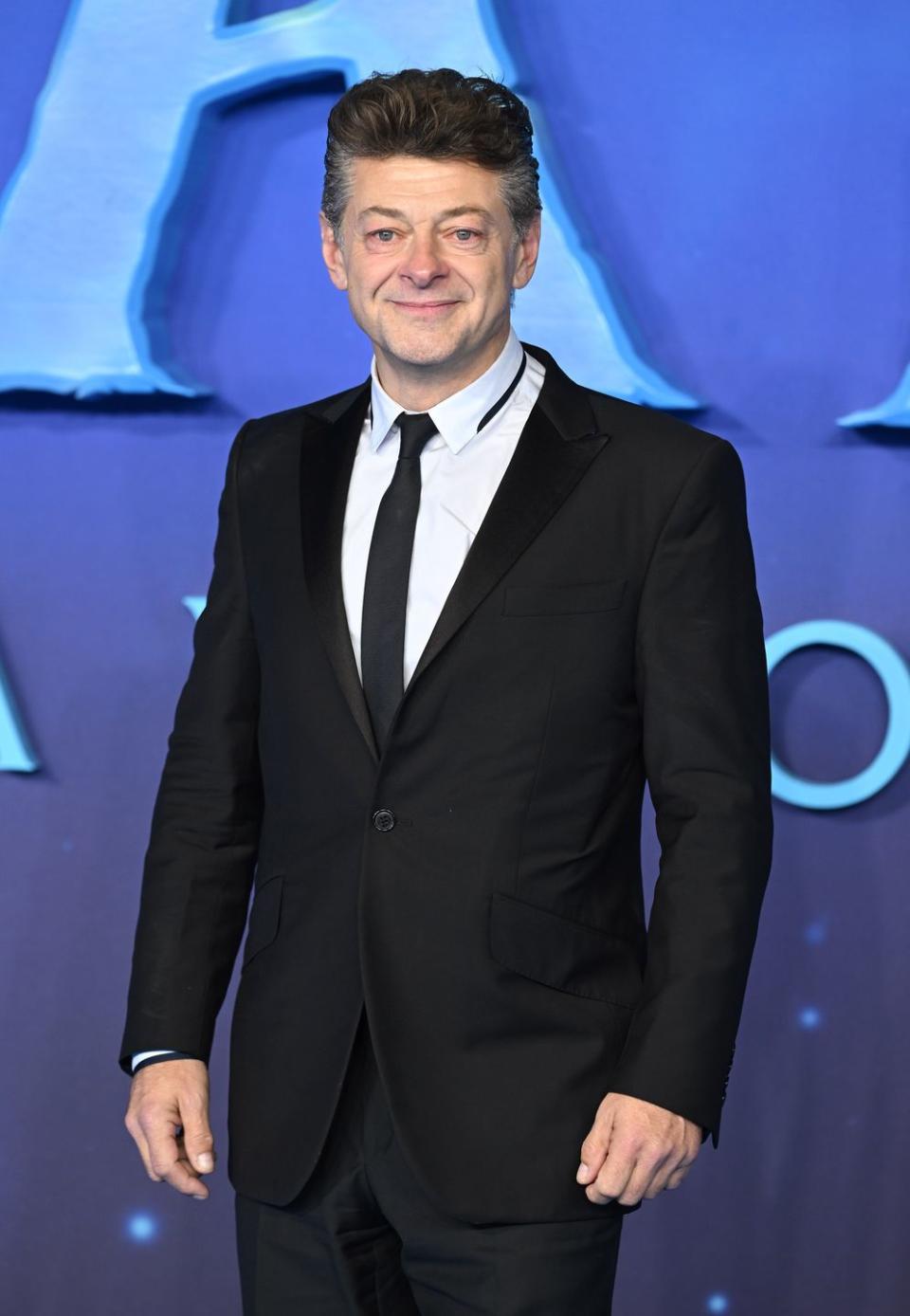 london, england december 06 andy serkis attends the avatar the way of water world premiere at odeon luxe leicester square on december 06, 2022 in london, england photo by karwai tangwireimage