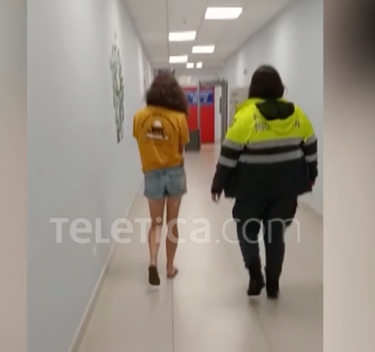 Teletica.com obtained video of Kaitlin Armstrong after her arrest in Costa Rica (Teletica/Screengrab)