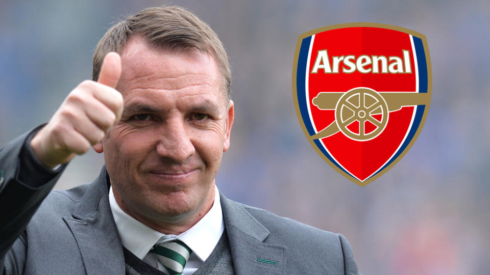 Celtic manager Brendan Rodgers is reported to be on a shortlist to take over at Arsenal