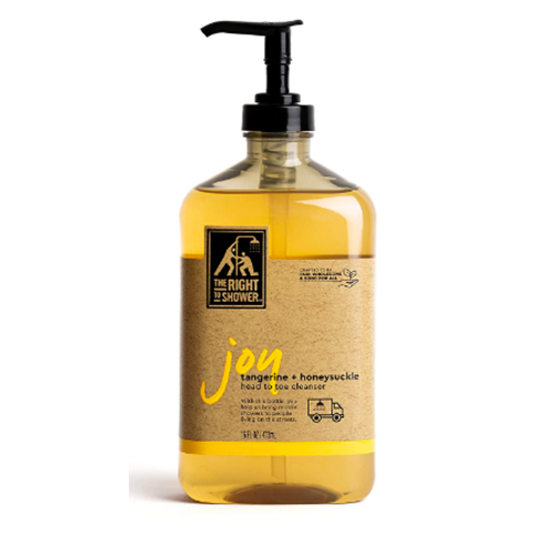 The Right to Shower Joy Tangerine + Honeysuckle Head to Toe Cleanser