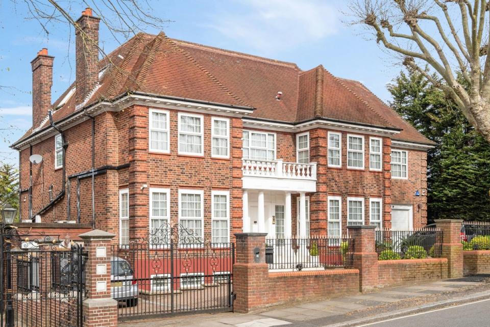 The house on Hocroft Road is on the market for £8 million (Beauchamp Estates)