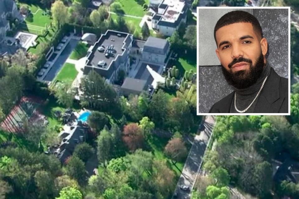 Toronto police say that a   person attempted to break into Drake’s home one day after drive-by shooting happened outside of the residence (CP24/Getty)