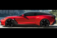 <p><strong>Aston Martin </strong>is returning to the notion of coachbuilt cars to customer’s designs with the <strong>Vanquish Zagato Shooting Brake</strong>. Only <strong>99 </strong>will be crafted by the company’s Q Division and each has an extra <strong>27bhp </strong>from the <strong>V12 </strong>engine over a standard Vanquish.</p><p>The wagon remains a two-seater, but Aston says the Zagato becomes an ‘exceptionally practical <strong>GT</strong>’ with powered tailgate and double-bubble roof with glass inlays to allow extra light into the cabin.</p>