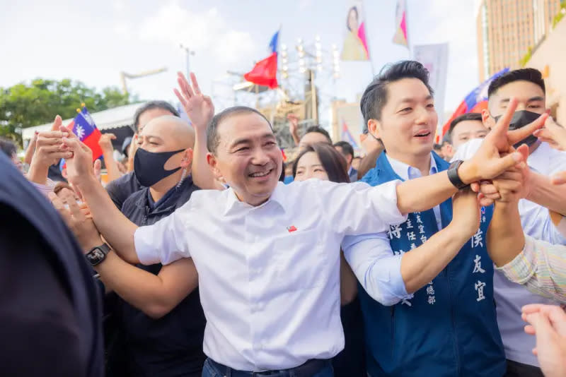 ▲國民黨總統參選人侯友宜說，一定盡最大誠意在藍白合上。（圖／侯辦提供）