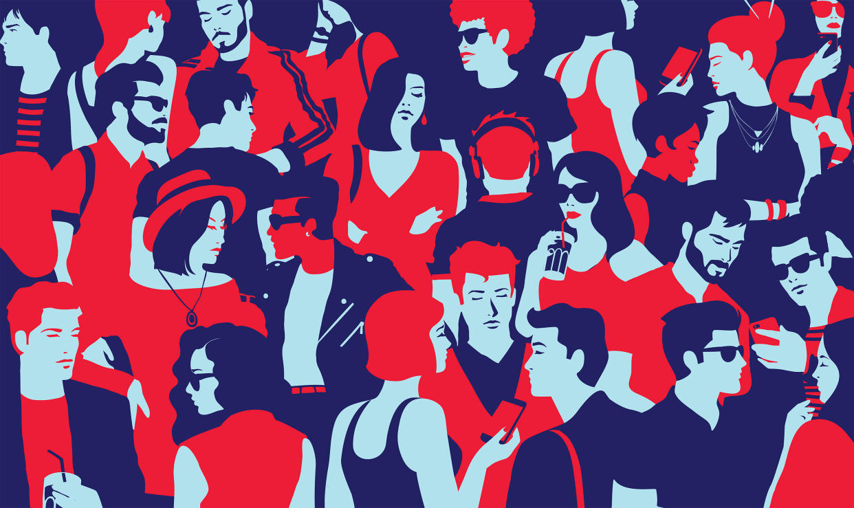 https://www.gettyimages.co.uk/detail/illustration/stylized-silhouette-of-crowd-of-people-mixed-royalty-free-illustration/1011506076