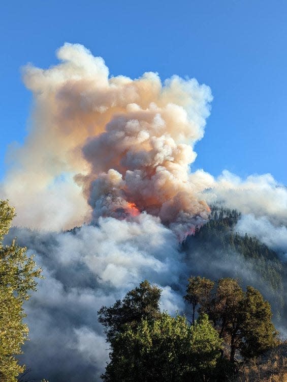 Rum Creek Fire on Friday, Aug. 26.