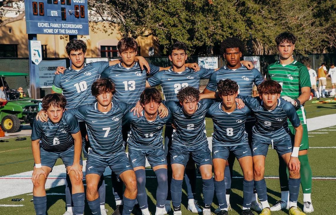 The NSU University School boys’ soccer team.