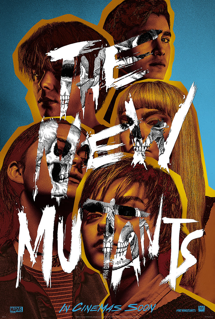 The UK poster for <i>The New Mutants</i>. (Twentieth Century Studios)