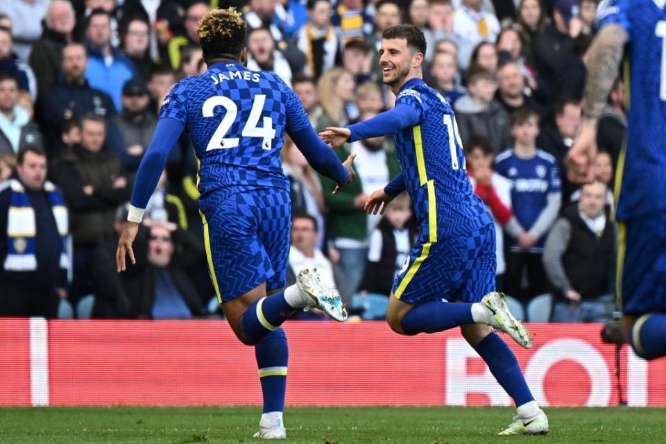 Mason Mount fired Chelsea into an early lead at Elland Road (AFP via Getty Images)