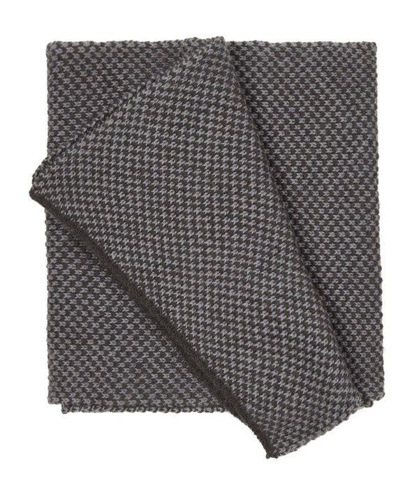 Second City Knit Charcoal Scarf