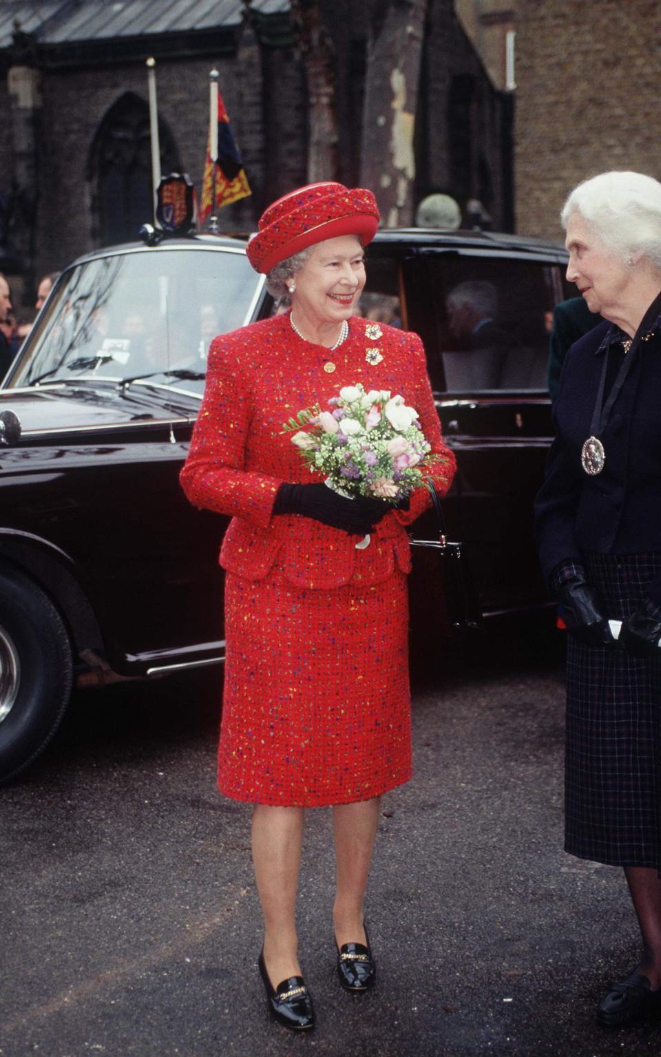 Queen Visiting Almshouses - Getty Images