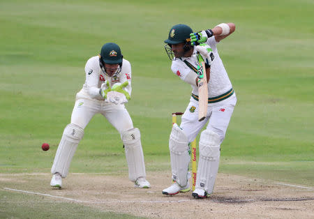 Cricket - South Africa vs Australia - Third Test - Newlands, Cape Town, South Africa - March 24, 2018 South Africa's Faf du Plessis in action REUTERS/Mike Hutchings