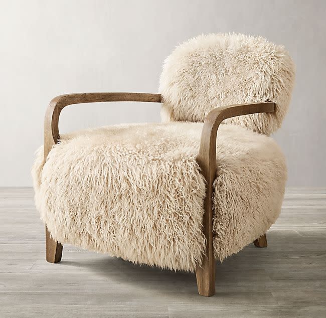 3) Yeti Sheepskin Armchair
