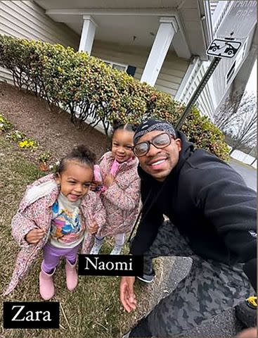 <p>jimmie allen/instagram</p> Zara, Naomi and Jimmie Allen