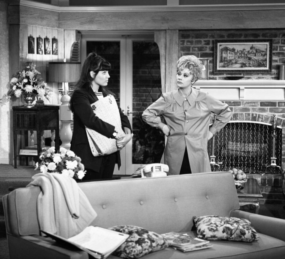 Lucie Arnaz stars alongside her mother, Lucille Ball, in CBS show "Here's Lucy," from 1968 to 1974. (Photo: CBS via Getty Images)