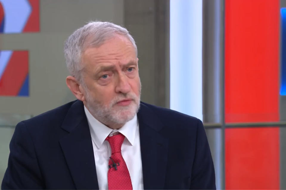 Jeremy Corbyn: The Labour leader said he is anti-Establishment: Sky news