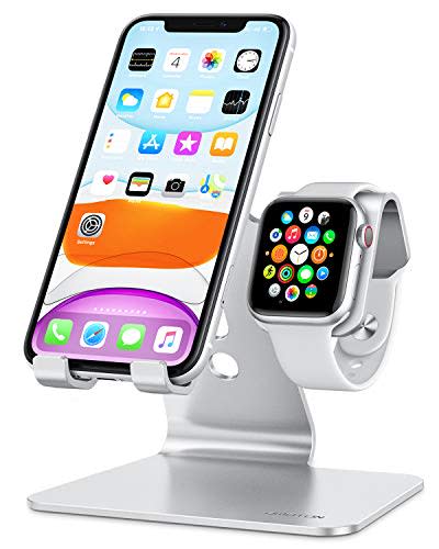OMOTON 2 in 1 universal Apple Watch and iPhone stand